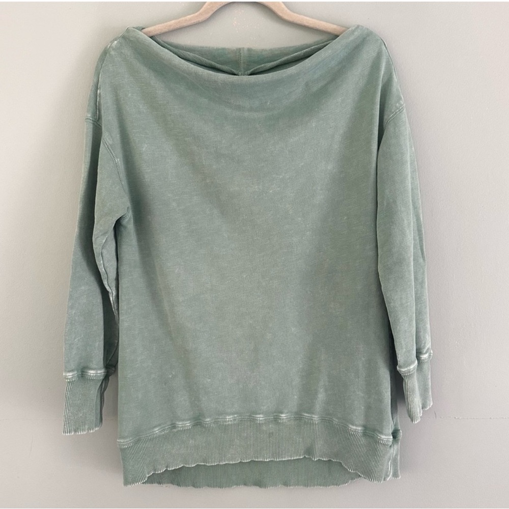 Pilcro by Anthropologie Cowl Neck Sweatshirt Size Small